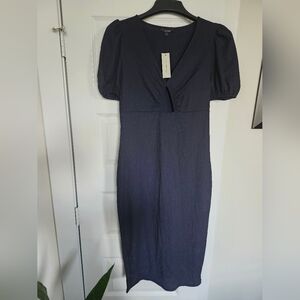 Elegant Navy Blue Dress